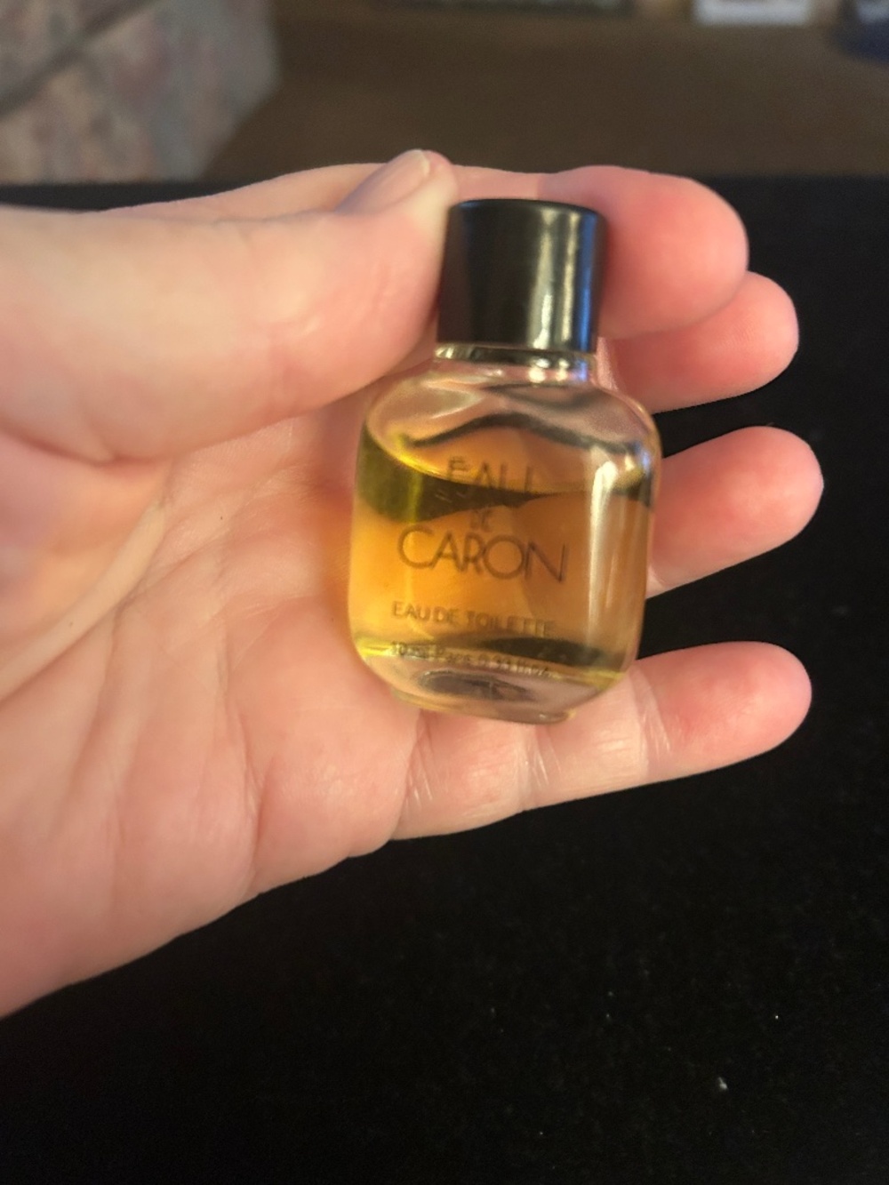 Vintage Eau De CARON  by Caron Paris Mini  Rare